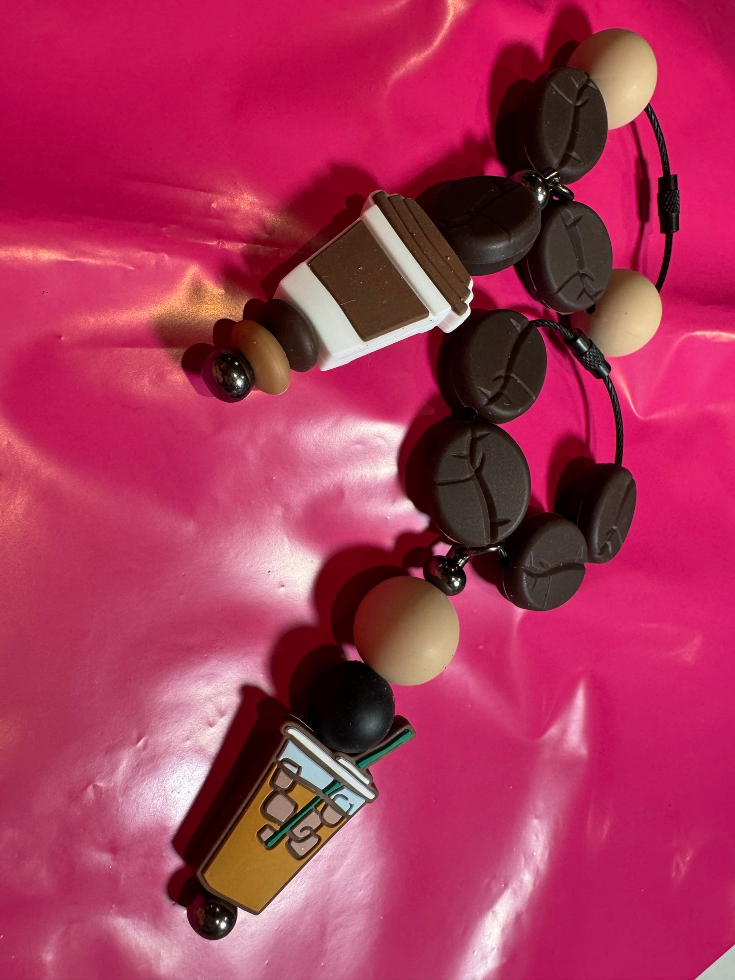 Coffee Cup (2 step) - Bag Tag/Key Ring