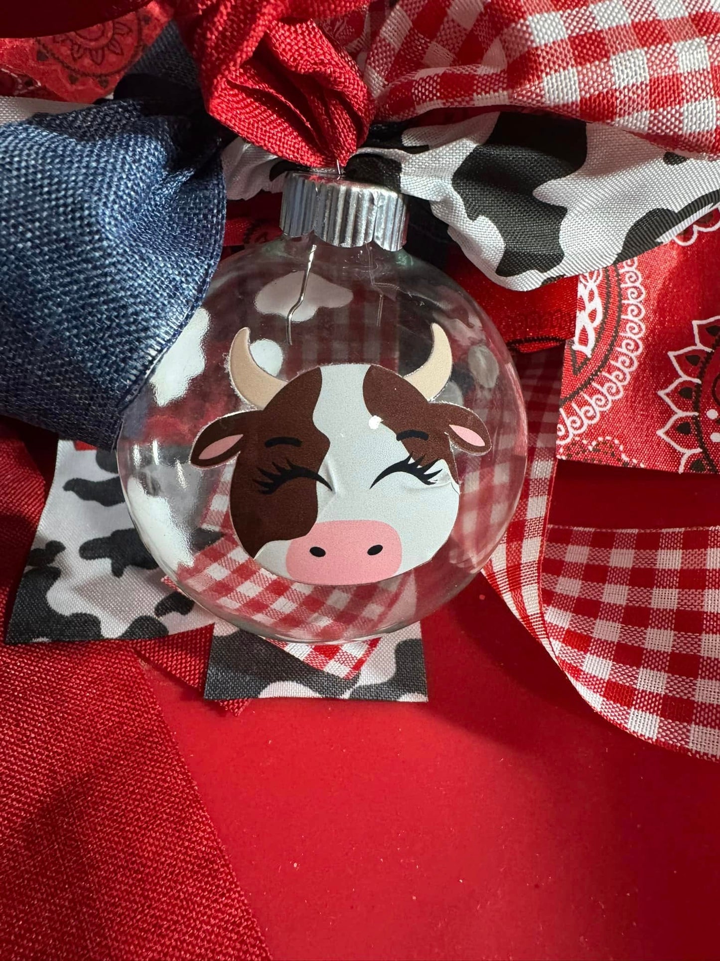 How Now, Brown Cow? - Cow Themed Ornament Set