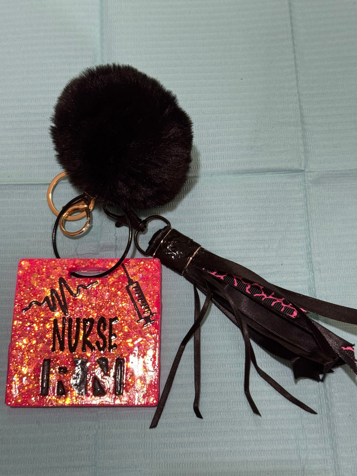 Ribbon Nurse Badge Tag