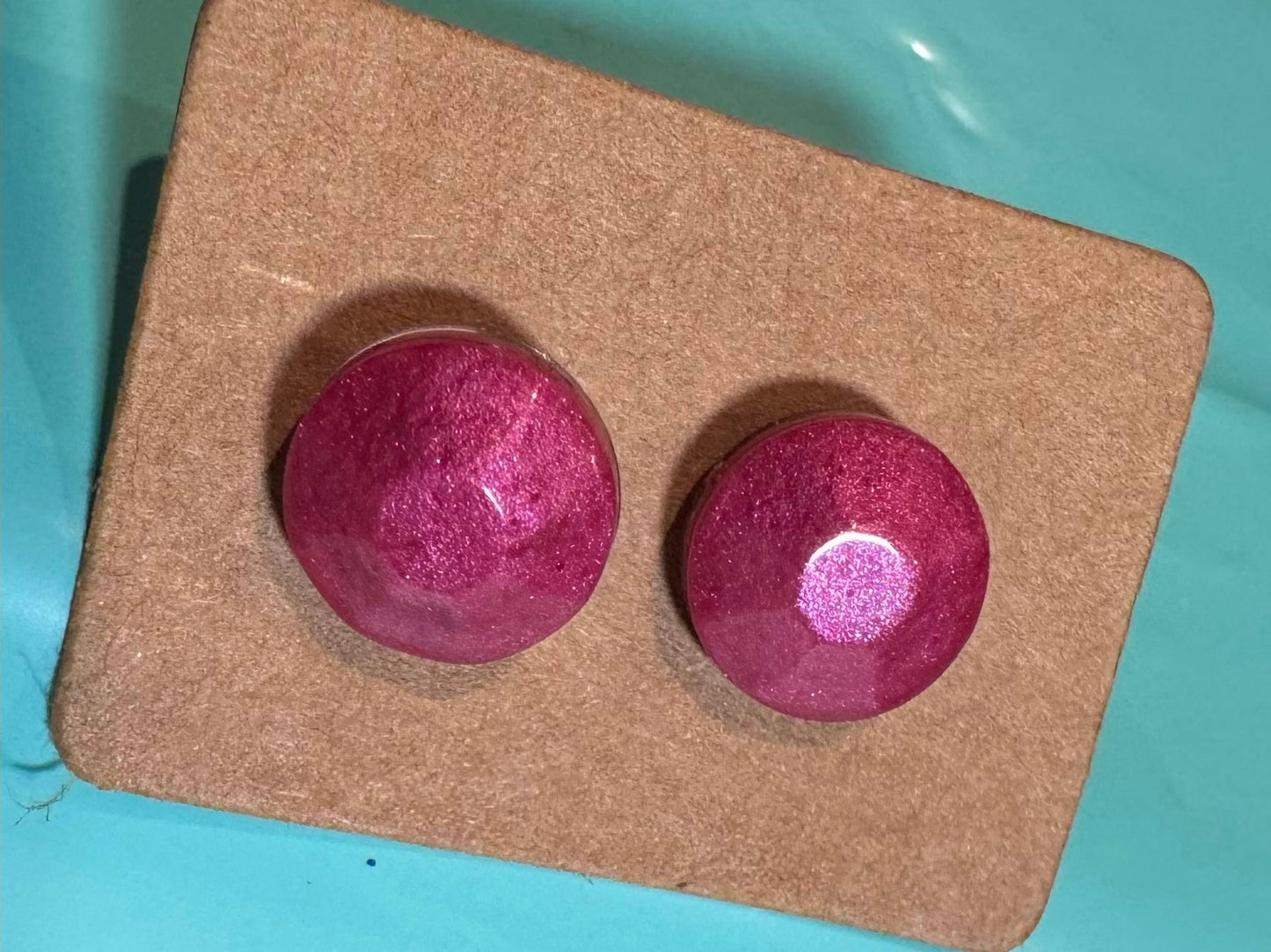 Shimmering Rose Studs