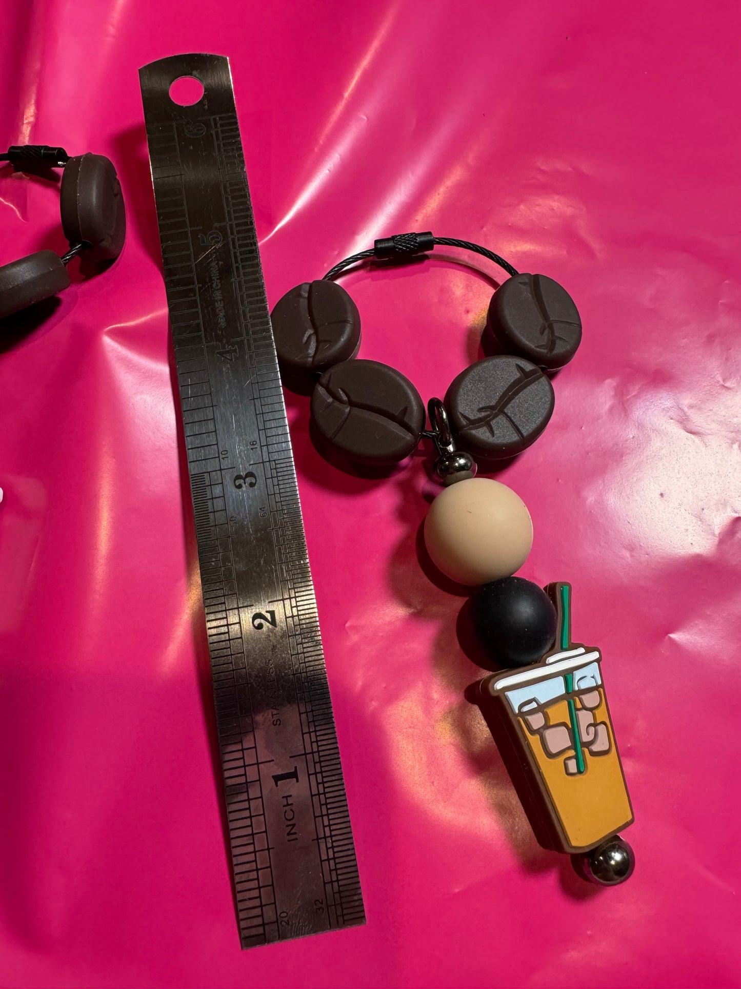 Coffee Cup (2 step) - Bag Tag/Key Ring