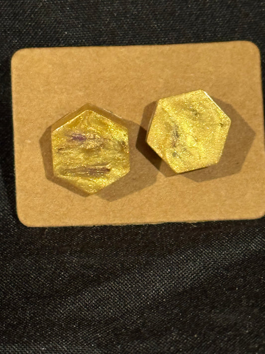 Whispering Violets Studs
