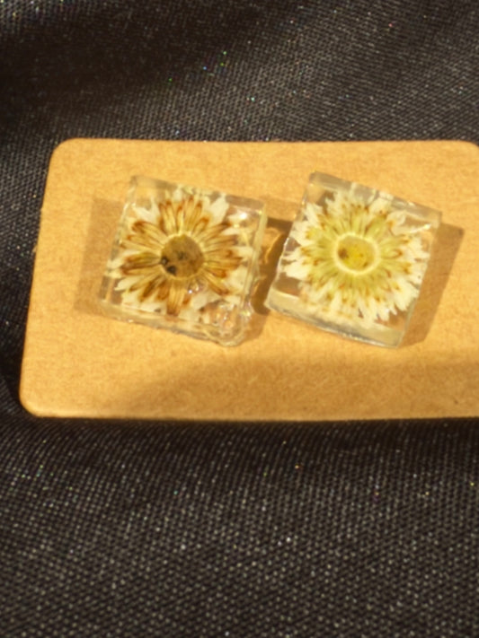 Fleur de Soleil – Mini Sunflower Studs