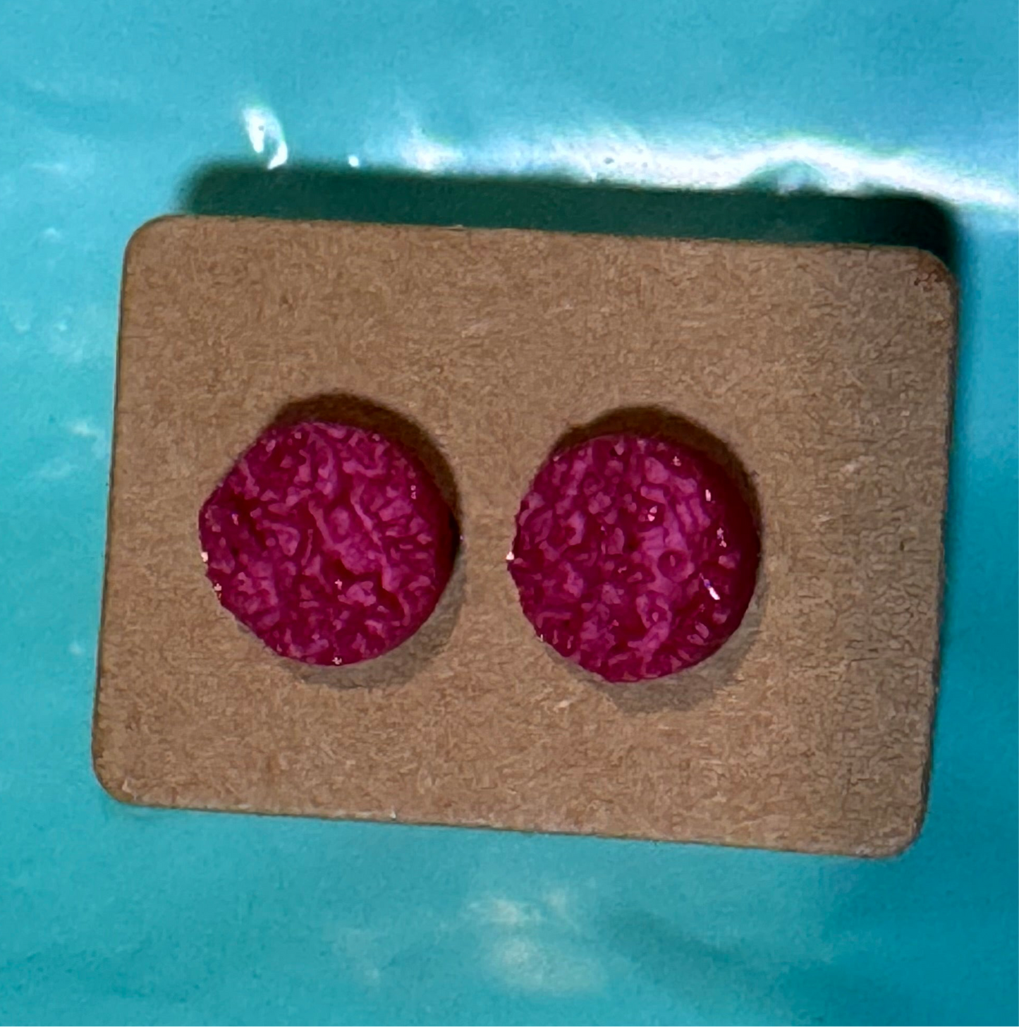Shimmering Rose Studs