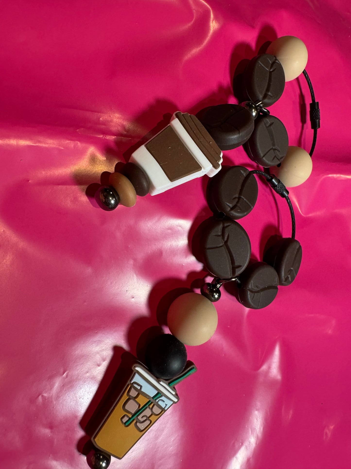 Coffee Cup (2 step) - Bag Tag/Key Ring