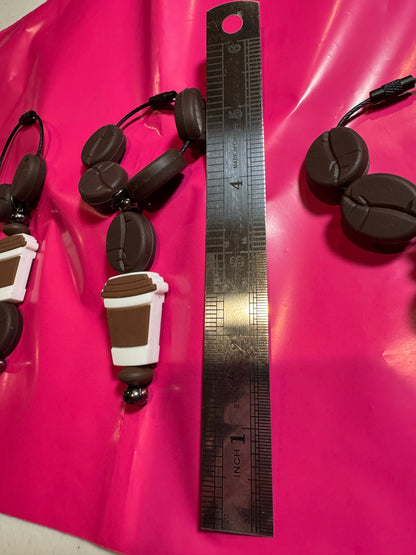 Coffee Cup (2 step) - Bag Tag/Key Ring