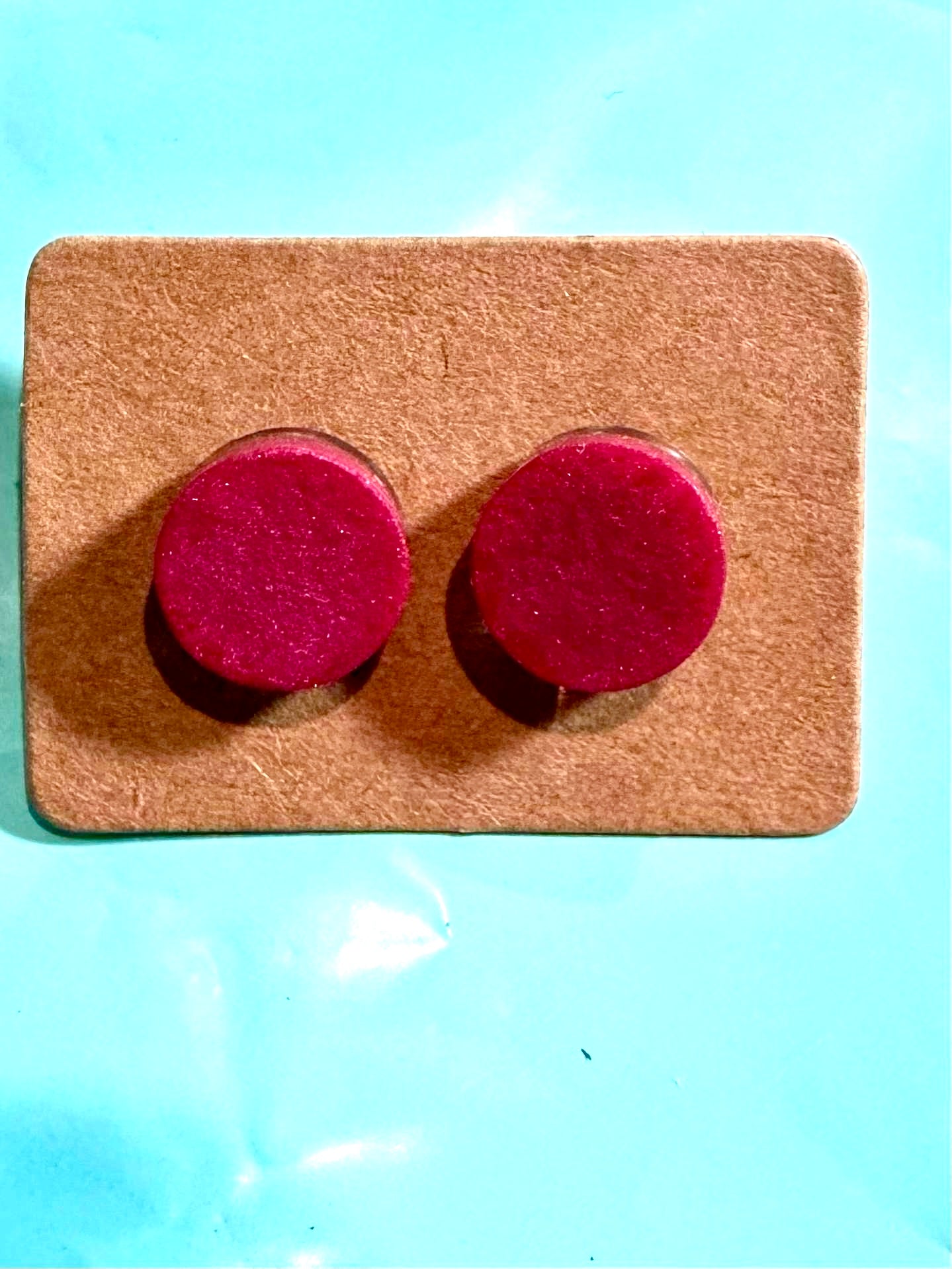 Shimmering Rose Studs