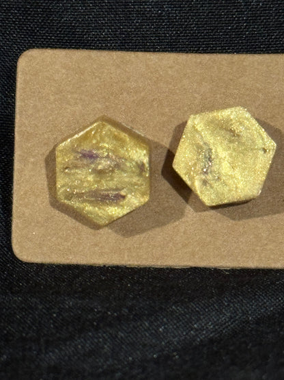 Whispering Violets Studs