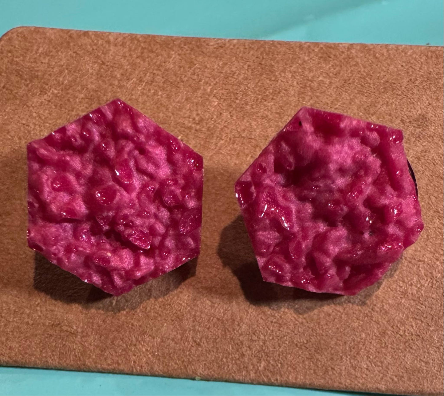 Shimmering Rose Studs